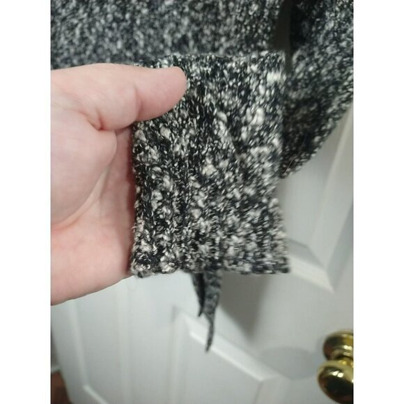 $ Buffalo David Button Black White Heather Long Sleeve Sweater Size XS - Picture 5 of 11